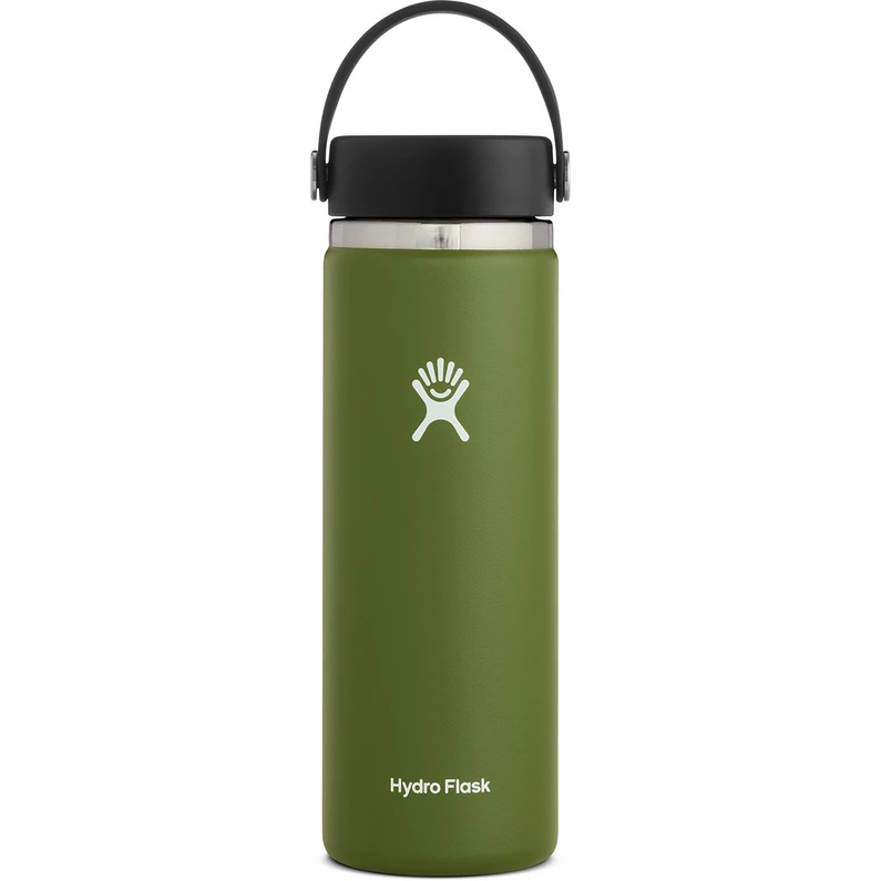 Hydro Flask 20oz Wide Mouth Flexi Cap 532ml Thermoskan 3 Hydro Flask 20oz Wide Mouth Flexi Cap 532ml Thermoskan